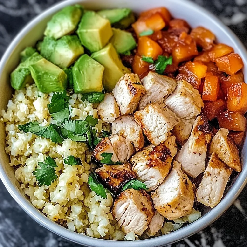 Cauliflower Rice Turkey Bowl