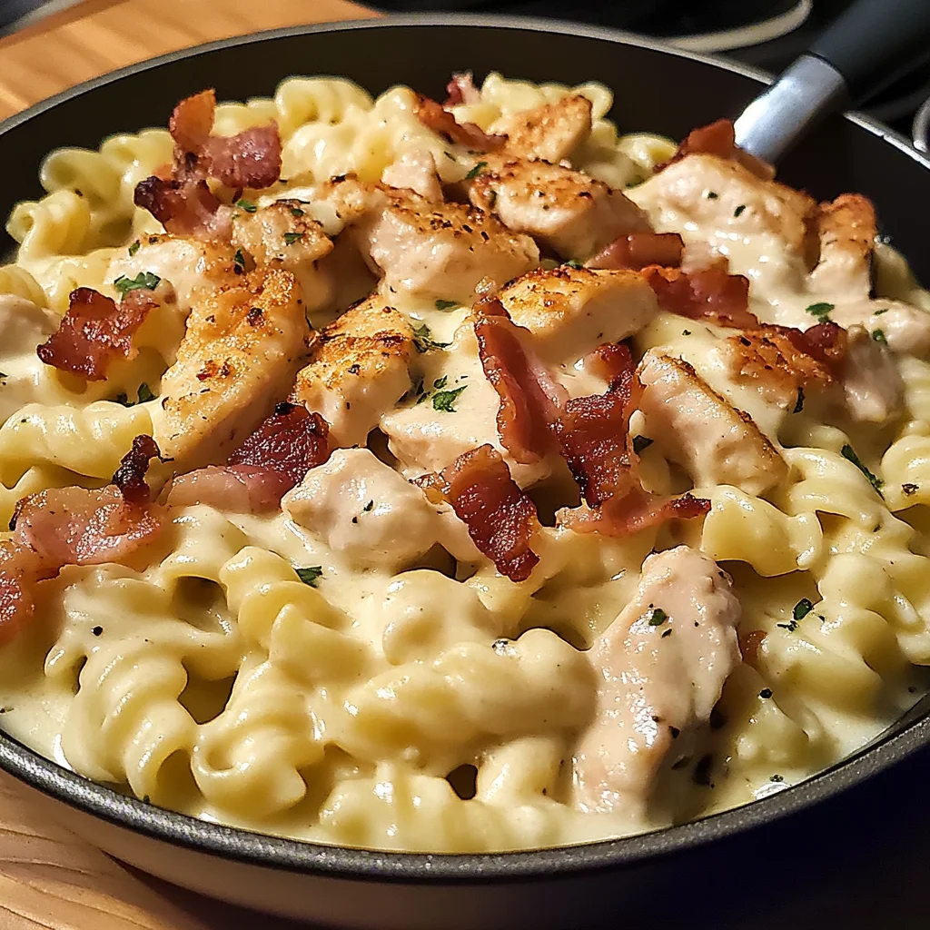 Chicken Bacon Ranch Pasta