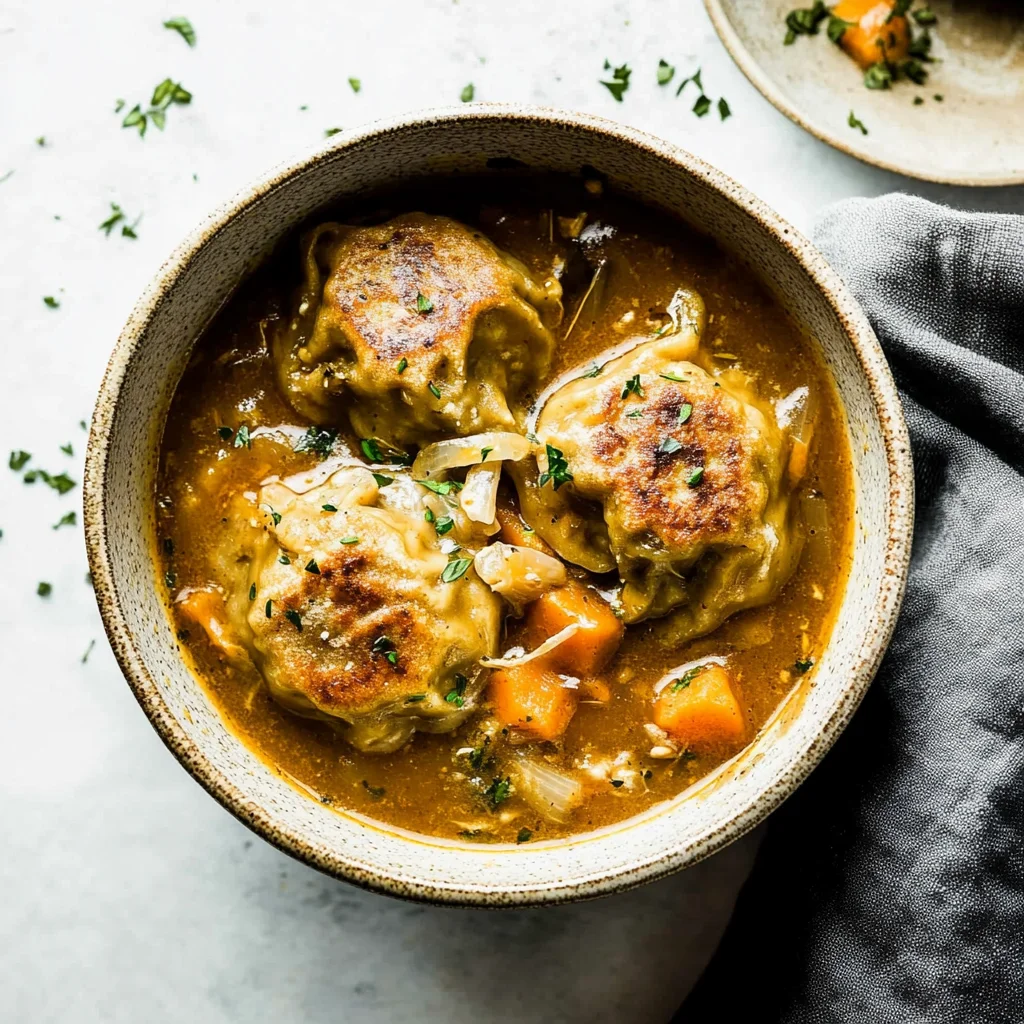 Chicken and Pumpkin Dumplings