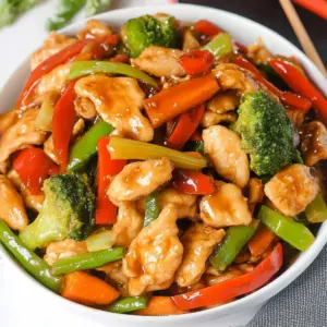 Chicken with Mixed Vegetable Stir Fry