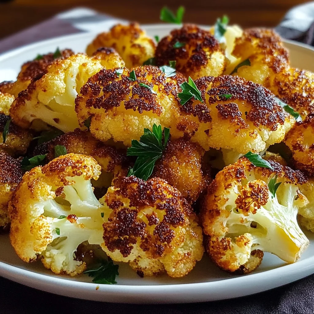 Crispy Roasted Cauliflower