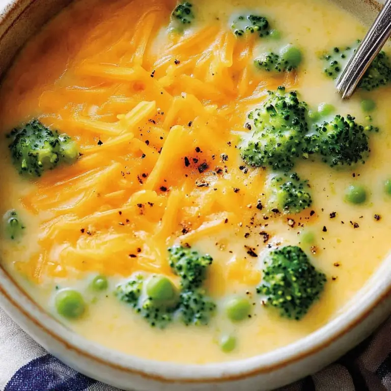Easy Broccoli Cheddar Soup