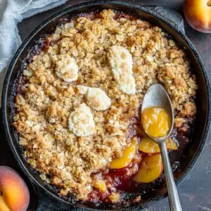 Easy Peach Crisp Recipe (Crispy & Juicy)