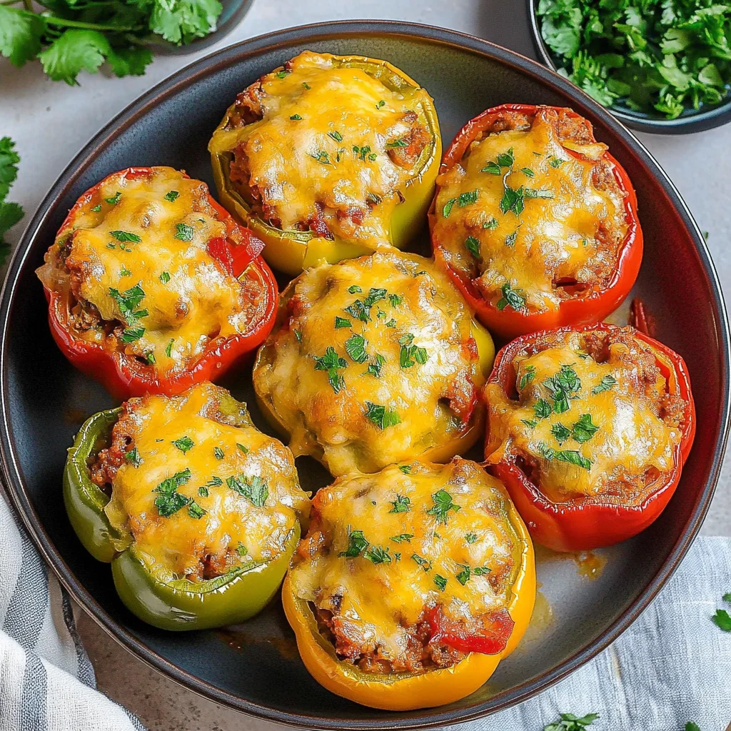 Easy Stuffed Bell Peppers Recipe