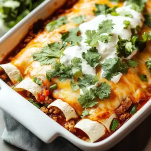 Ground Beef Enchiladas