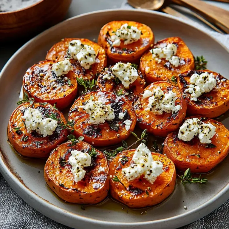 Honey Feta Sweet Potato Rounds: A Delicious & Easy Recipe