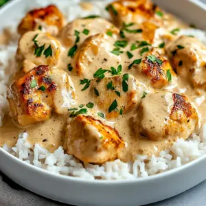How to Make Creamy Smothered Chicken and Rice – Easy Dinner Idea