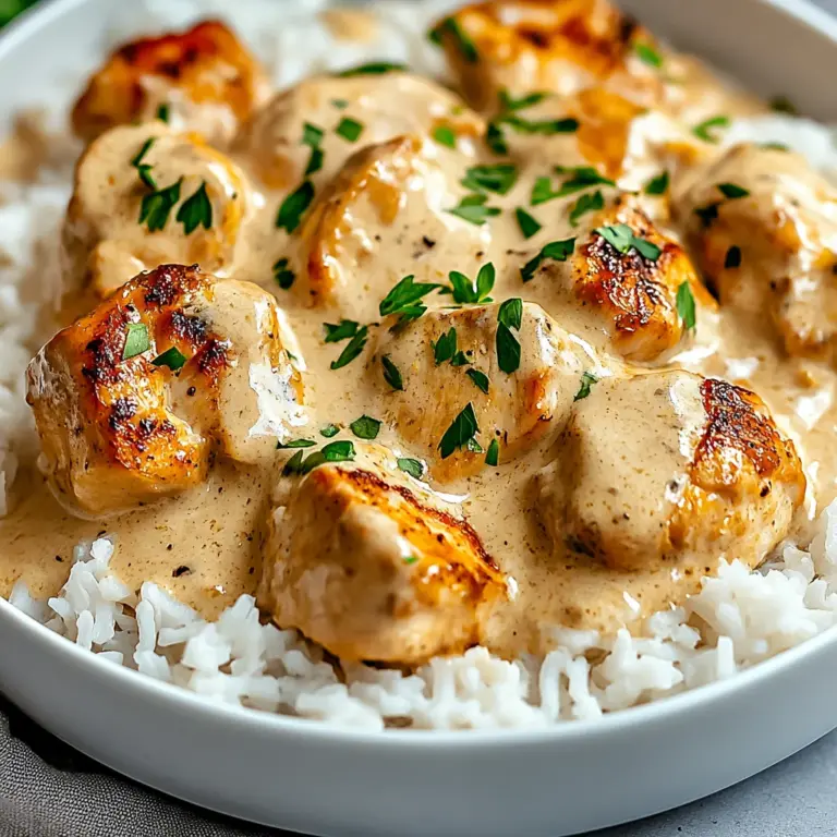 How to Make Creamy Smothered Chicken and Rice – Easy Dinner Idea