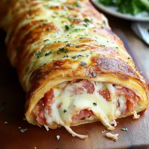 Italian Stromboli Stuffed Bread