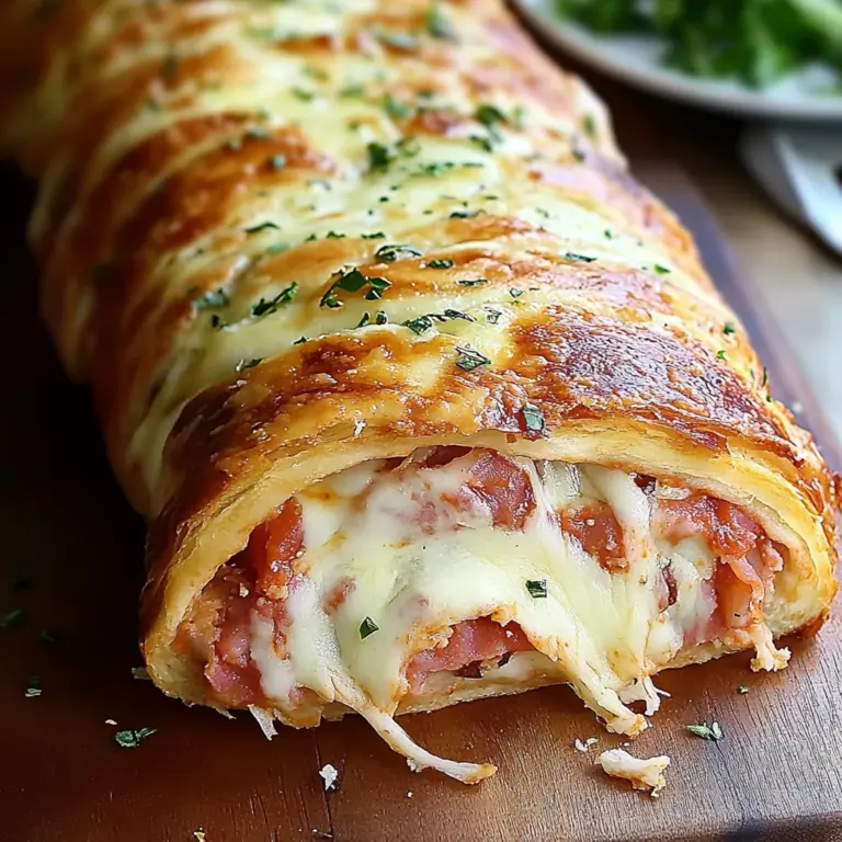 Italian Stromboli Stuffed Bread