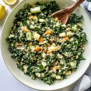 Kale Quinoa Salad - With Lemon Dressing