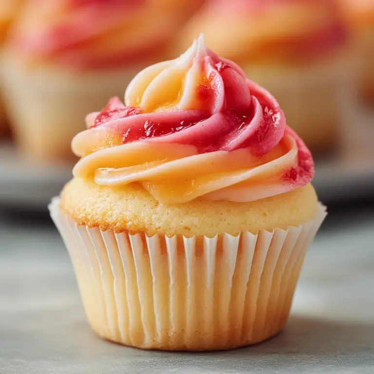 Mango Strawberry Sunset Cupcakes: A Delightful Recipe!