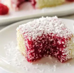 Raspberry Lamingtons