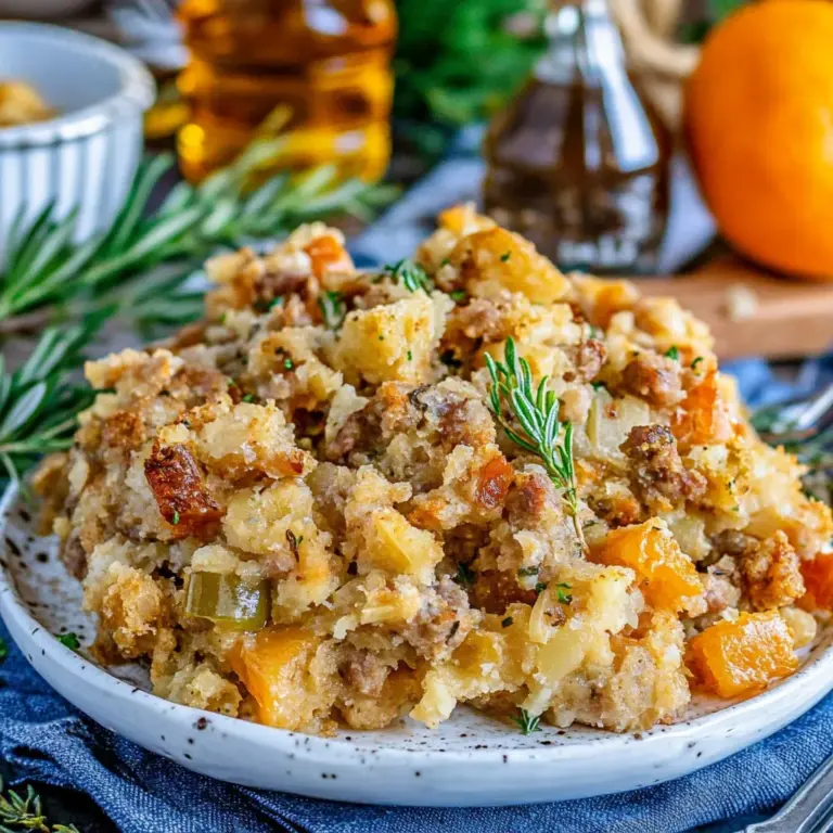 Slow Cooker Sausage Stuffing