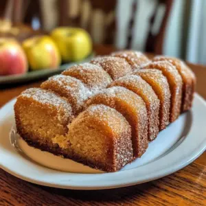 Spiced Apple Cider Donut Loaf
