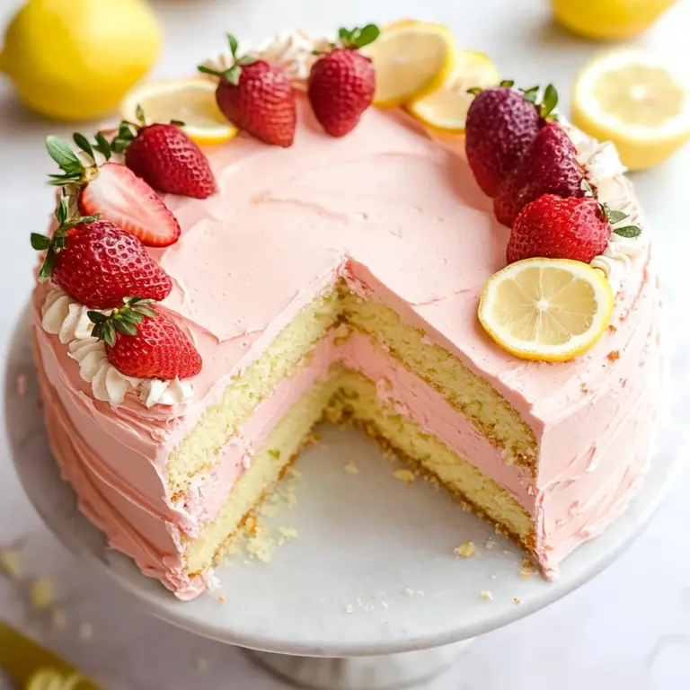 Strawberry Lemon Cake