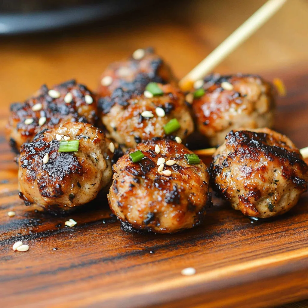 Tsukune (Japanese Chicken Meatballs) Recipe