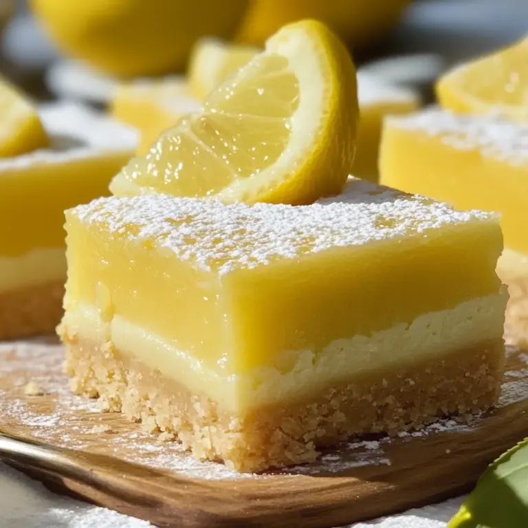 Vegan Lemon Bar Recipe