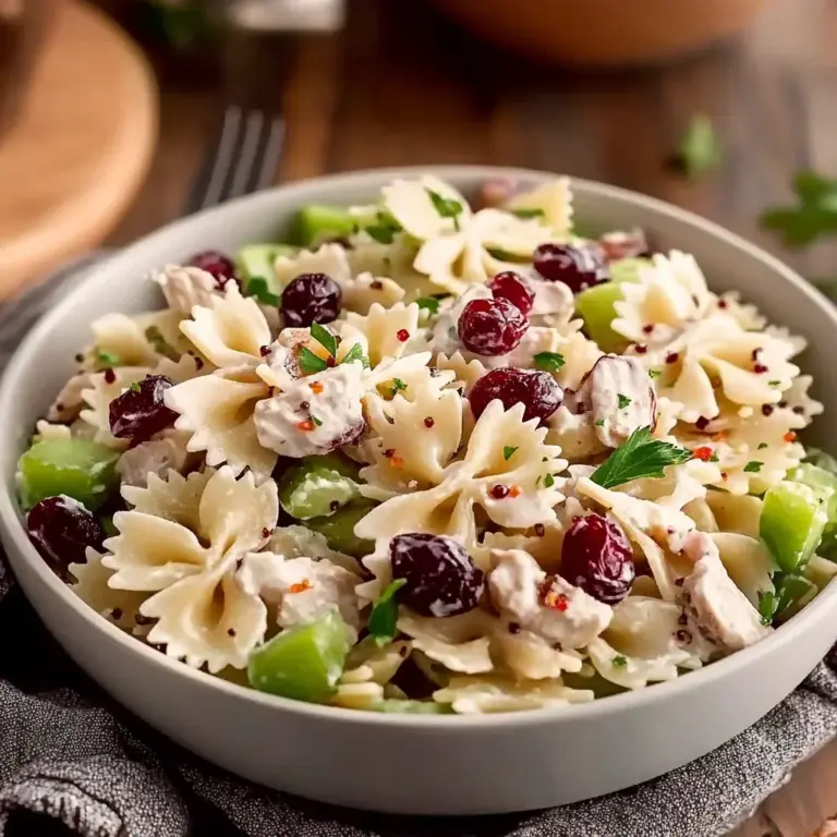 Bow-Tie Cranberry Pasta Salad