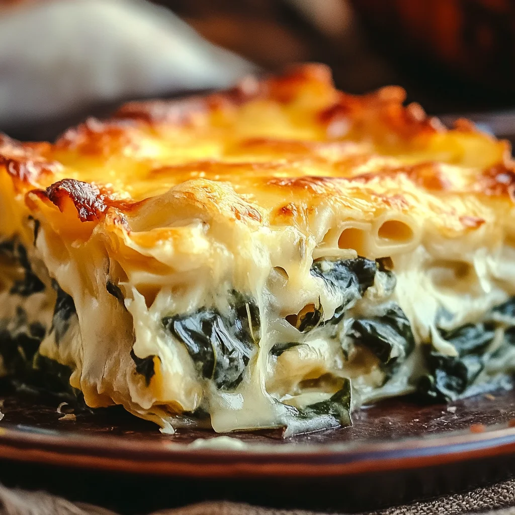 Cheesy Italian Spinach Bake