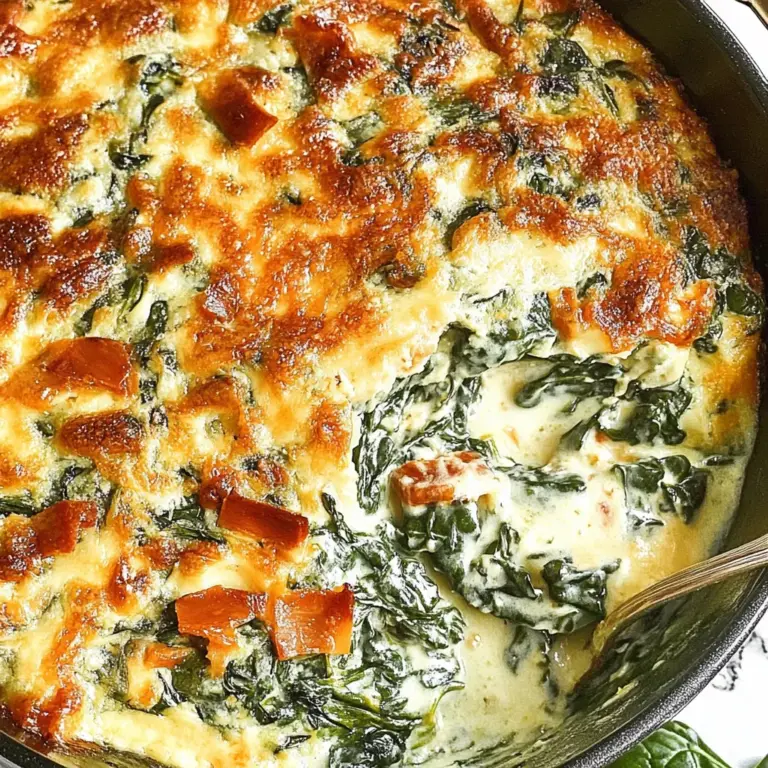 Creamed Spinach Bake