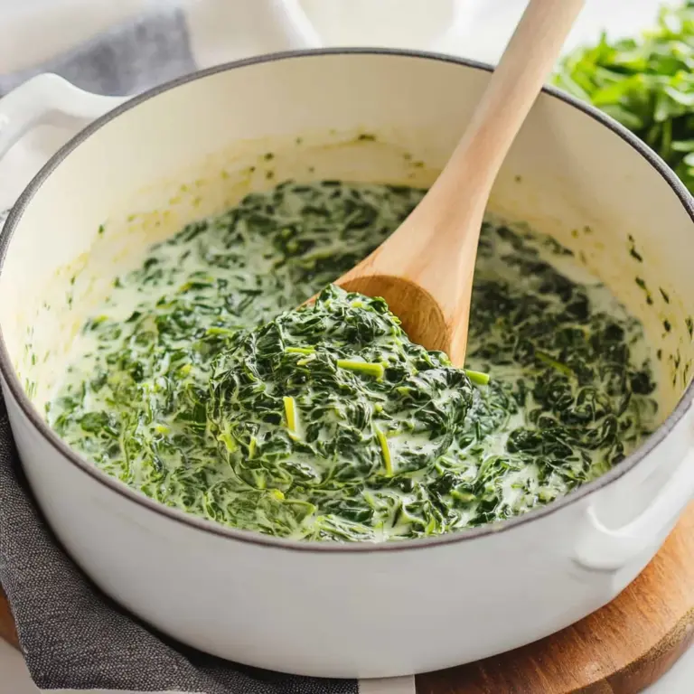 Creamed Spinach Recipe