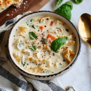 Creamy Chicken Lasagna Soup