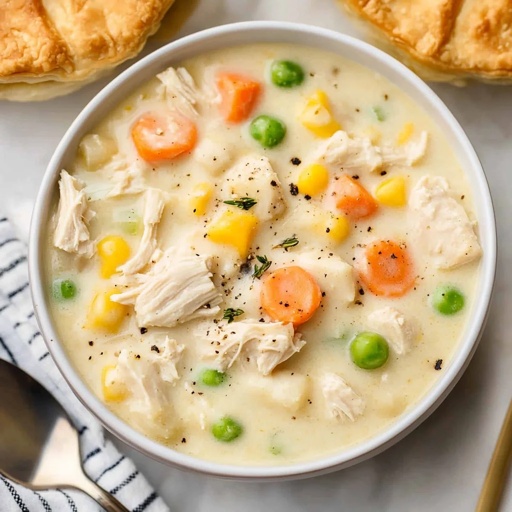 Creamy Chicken Pot Pie Soup