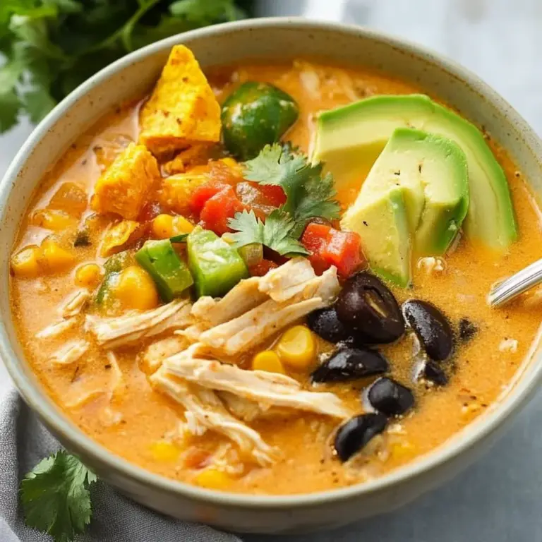 Creamy Chicken Tortilla Soup