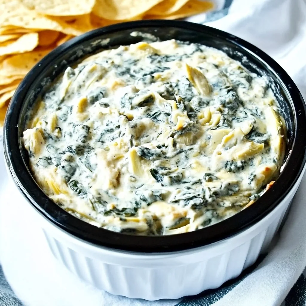 Crock Pot Spinach Artichoke Dip