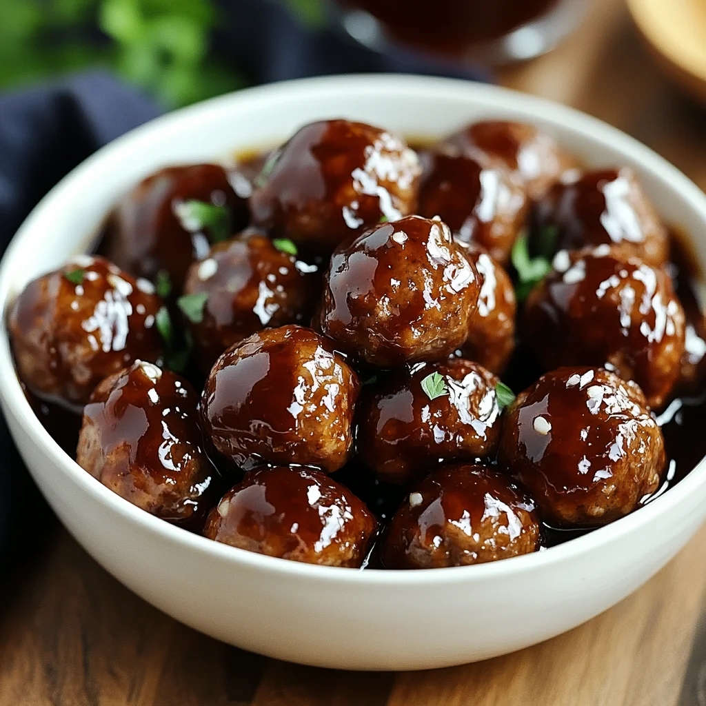 Crockpot Grape Jelly Meatballs