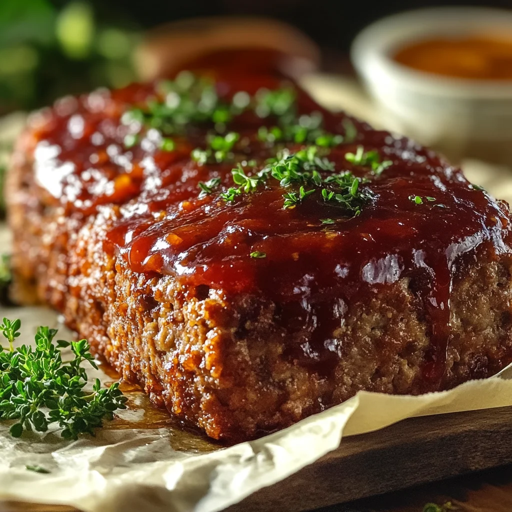 Easy Meatloaf Recipe with the BEST Glaze