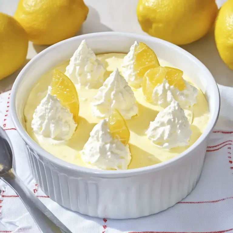Fresh Lemon Mousse