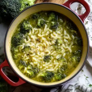 Garlic Italian Broccoli Soup - Alrightwithme