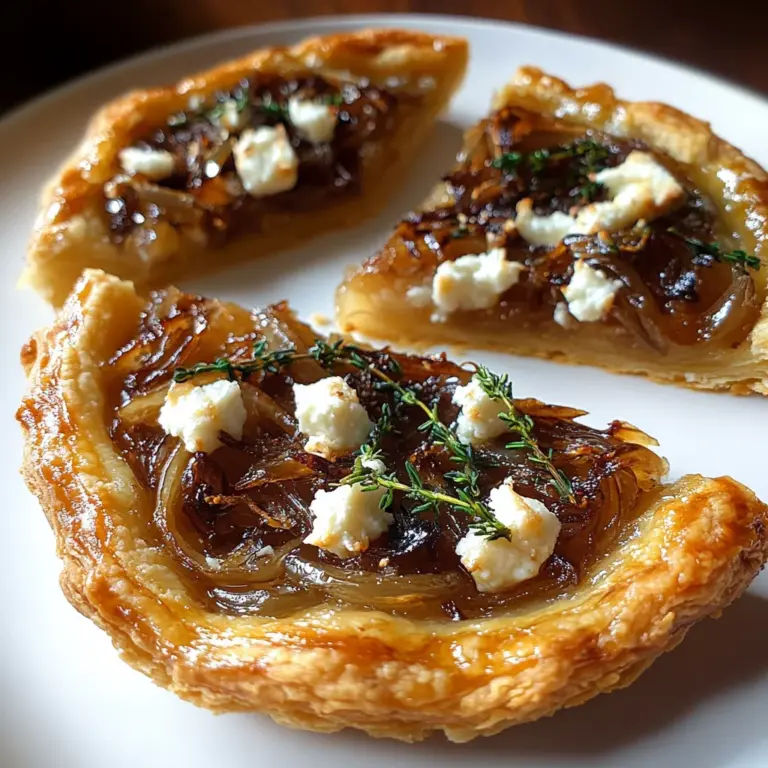 Irresistible Caramelized Onion and Goat Cheese Tarts in 3 Easy Steps