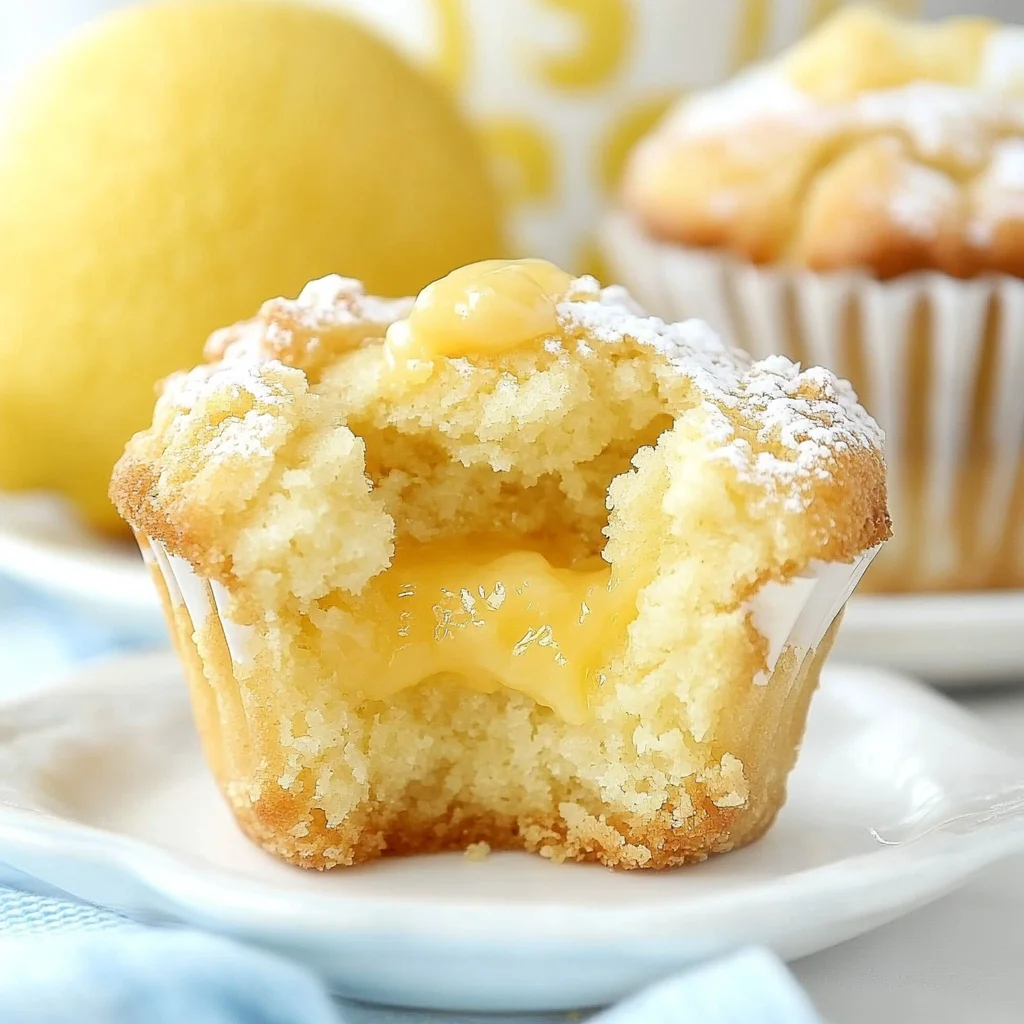 Lemon Curd Muffins