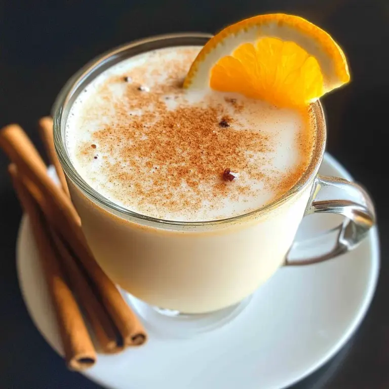 Orange Cinnamon Milk Tea