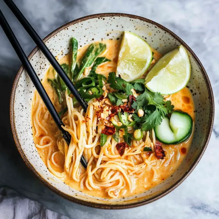 Quick Spicy Coconut Noodles