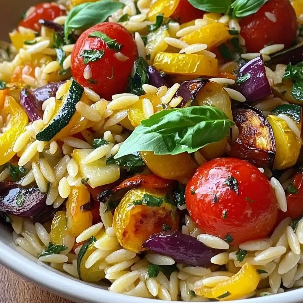 Roasted Vegetable Orzo