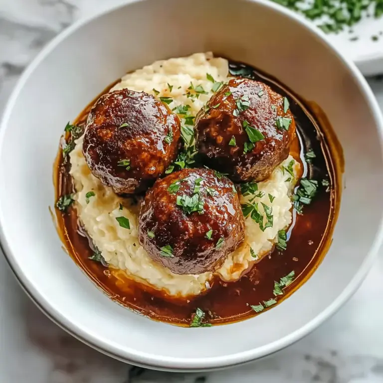 Savory Meatloaf Meatballs