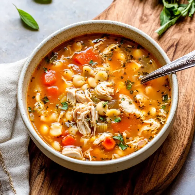 Sicilian Chicken Soup