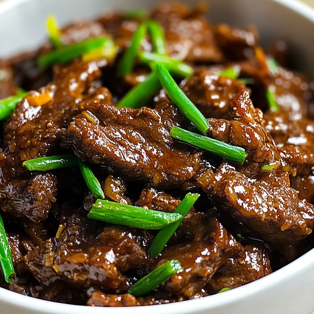 Slow Cooker Mongolian Beef