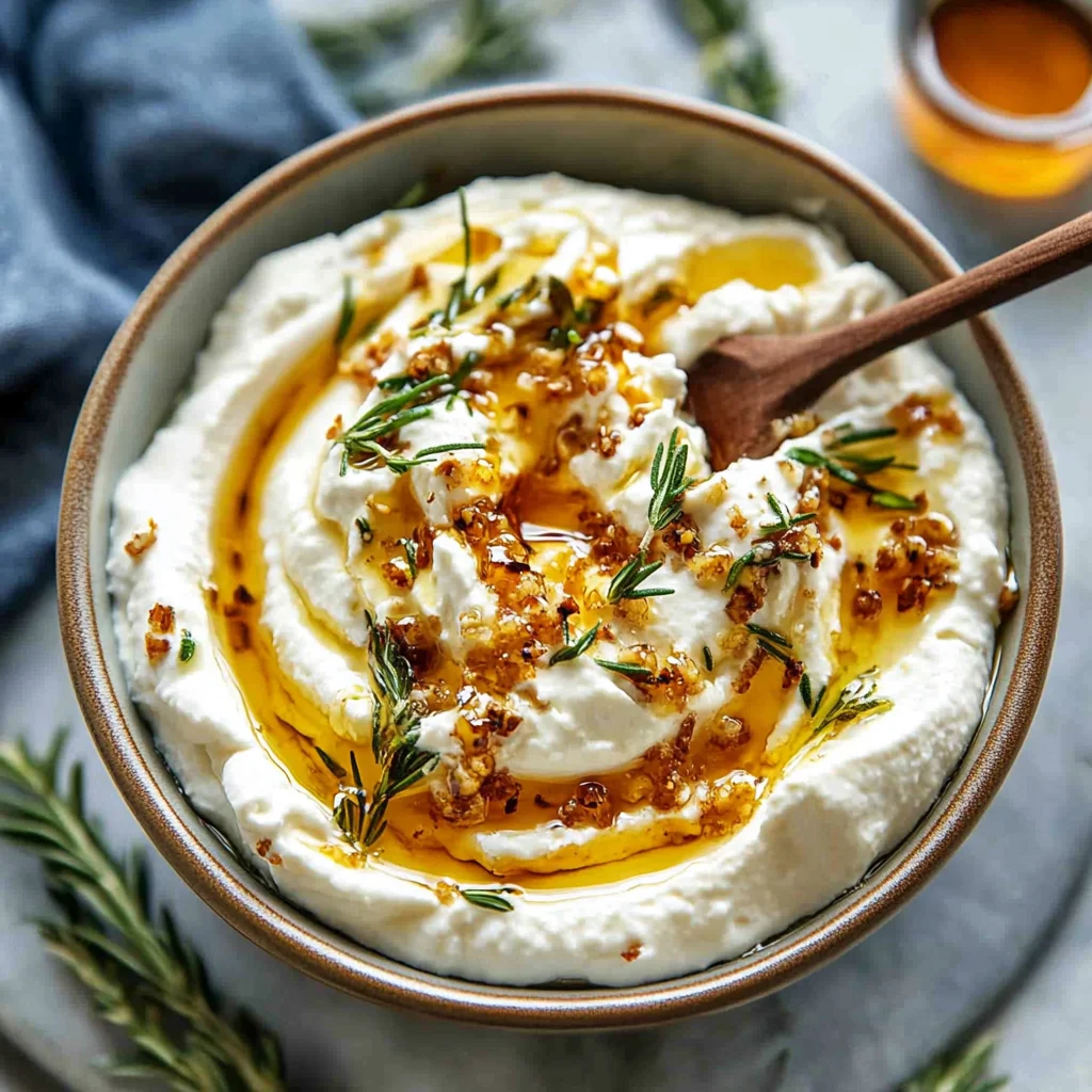Spicy Ricotta Dip with Hot Honey