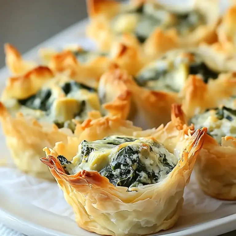 Spinach and Artichoke Dip Cups