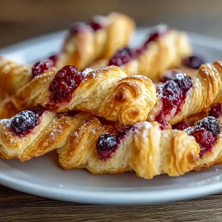 Berry Puff Twists