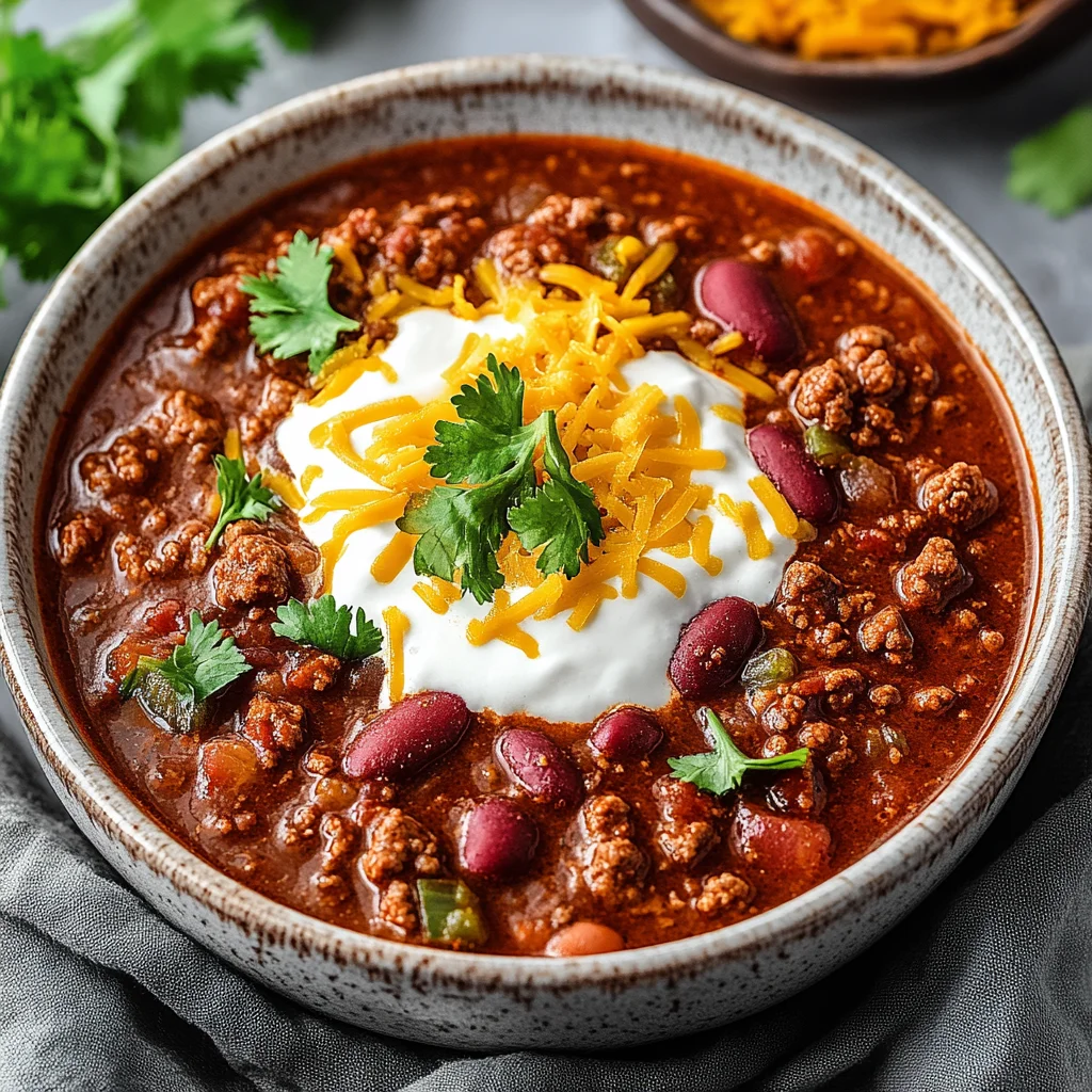 Best Ground Beef Stovetop Chili