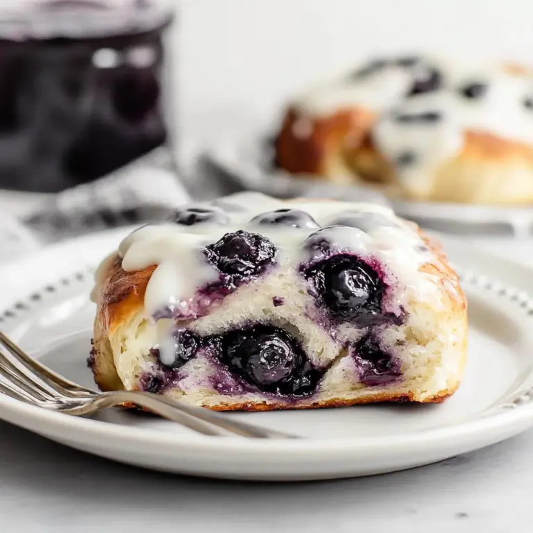 Blueberry Cinnamon Rolls