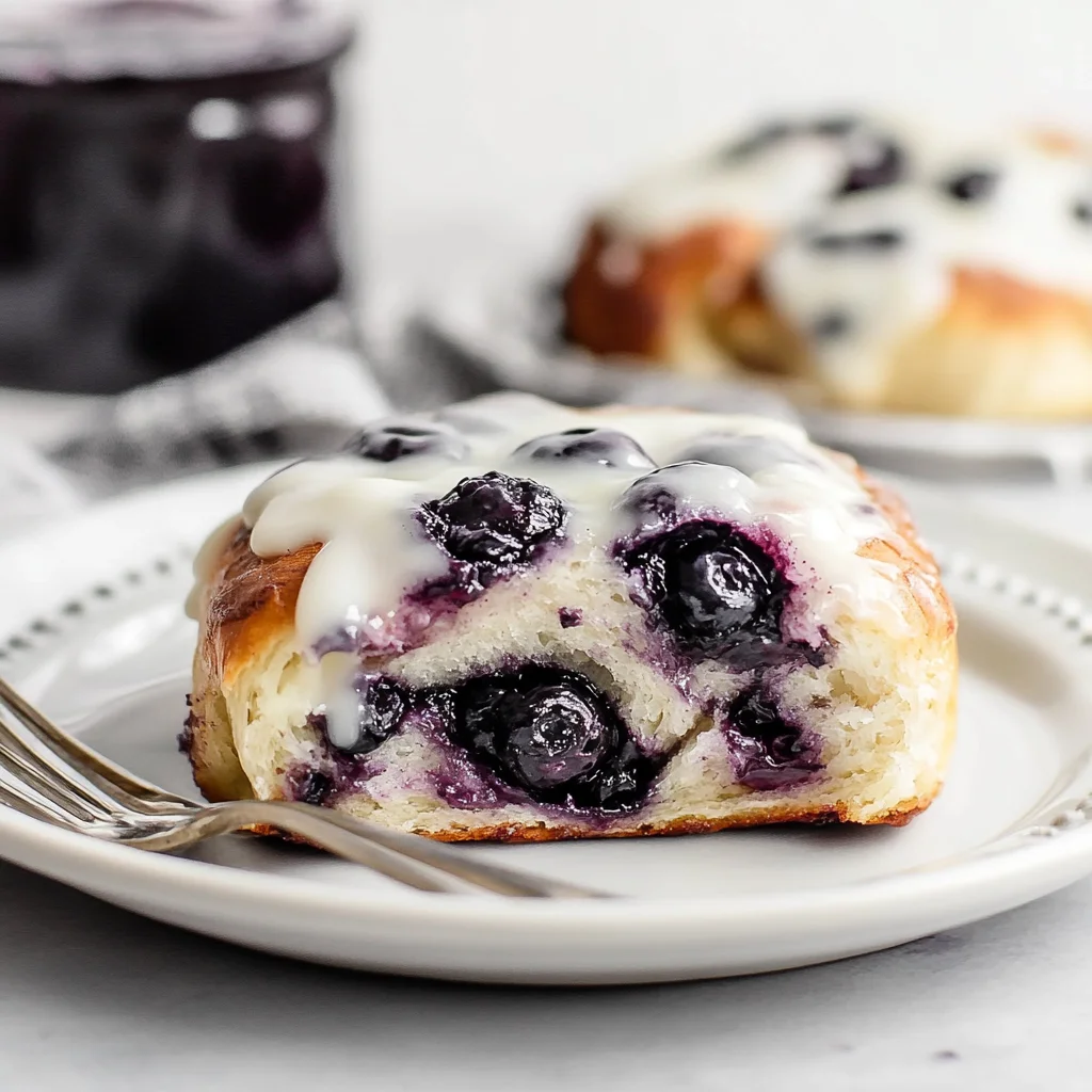 Blueberry Cinnamon Rolls