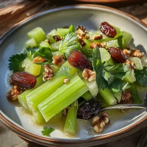 Celery Salad with Dates and Walnuts