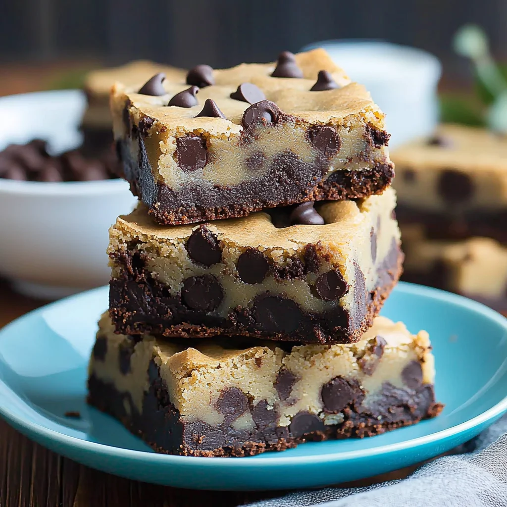 Chocolate Chip Cookie Brownies Recipe